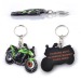 Porte-clés PVC souple 3D fond plat, 60x40mm, porte-clés 3D en PVC souple publicitaire