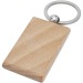 Porte-clés rectangulaire en bois de hêtre cadeau d’entreprise