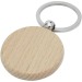 Miniature du produit Porte-clés personnalisable rond en bois de hêtre 0