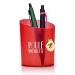 Pot à crayons plastique, pot à crayons publicitaire