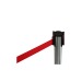 Poteau guidage chrome sangle rouge Budget cadeau d’entreprise