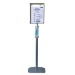 Poteau SF Distributeur Flacons Gel + cadre A3 Gris clair cadeau d’entreprise