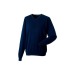 Pullover col V Russell Collection, Pull publicitaire