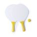 Raquette plage, tennis de plage publicitaire