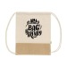 Combi Organic Backpack 160 g/m² sac à dos, sac à dos léger à cordelettes publicitaire