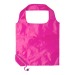 Sac pliable dans une pochette ronde, accessoire octobre rose publicitaire