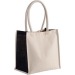 Cabas épais coton et jute 17L, cabas publicitaire
