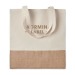 Sac à provisions avec jute cadeau d’entreprise
