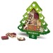 Sapin de Noël avec carré de chocolat cadeau d’entreprise