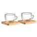 2 verres expresso double paroi cadeau d’entreprise