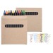 Set de 12 pastels de couleurs cadeau d’entreprise