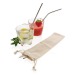 Set de 3 pailles en métal avec goupillon cadeau d’entreprise