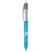 BIC® 4 Couleurs Shine bille Lanyard, stylo cordon tour de cou publicitaire