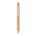 Stylo bambou, paille blé et ABS, Stylo en bois ou bambou publicitaire