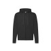 Sweat capuche grand zip 280 cadeau d’entreprise