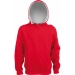 Sweat-shirt capuche contrastée enfant Kariban, sweat-shirt enfant publicitaire