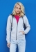 Sweat-shirt zippé capuche contrastée femme cadeau d’entreprise