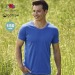 T-shirt adulte couleur - Iconic V-Neck, Textile Fruit of the Loom publicitaire
