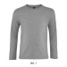 T-shirt enfant manches longues 190g Imperial, textile Sol's publicitaire