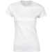 T-shirt femme blanc Gildan cadeau d’entreprise