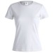 T-shirt blanc femme KEYA en coton 150 g/m2, T-shirt classique publicitaire