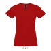 Tee-shirt femme col v - IMPERIAL V WOMEN, textile Sol's publicitaire