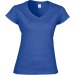 Tee-shirt femme col V Soft Style Gildan cadeau d’entreprise