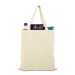Tote bag coton à anses courtes 110g/m² cadeau d’entreprise