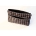 Trousse 2 zips 190x120 mm en velours avec doublure cadeau d’entreprise