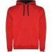 URBAN - Sweat-shirt bicolore avec capuche doublée et cordon de serrage contrasté cadeau d’entreprise