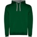 URBAN - Sweat-shirt bicolore avec capuche doublée et cordon de serrage contrasté cadeau d’entreprise