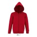 Veste zippée à capuche enfant, sweat-shirt enfant publicitaire