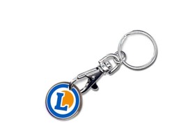 Porte-clés jeton de caddie métal