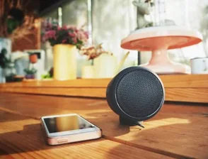 Photo d'enceinte publicitaire