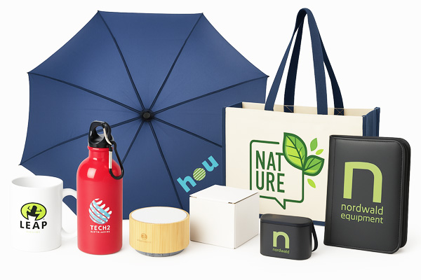 Mise en scène objets publicitaires