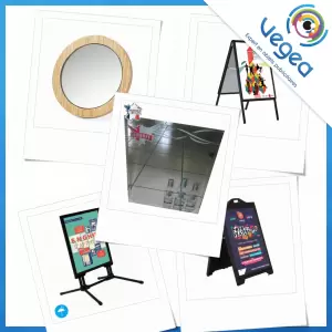 Produits et accessoires publicitaires de PLV pour les magasins et commerces, personnalisés avec logo | Goodies Vegea