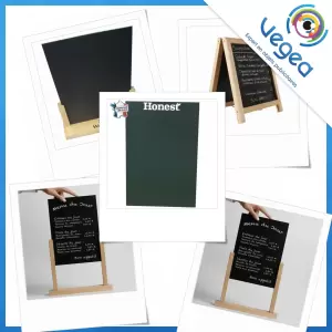 Aperçu de produits de type ardoise menu publicitaire personnalisé