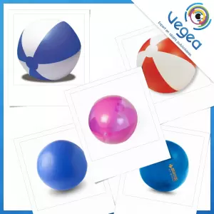 Ballon de plage publicitaire personnalisé avec votre logo | Goodies Vegea
