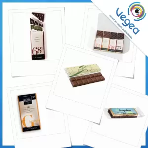 Aperçu de produits de type barre chocolatée ou sucrée publicitaire personnalisé