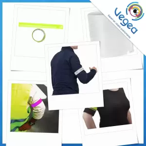 Aperçu de produits de type brassard de sécurité publicitaire personnalisé