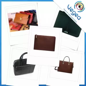 Aperçu de produits de type cartable et attache-case en cuir publicitaire personnalisé