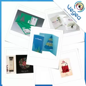 Aperçu de produits de type Carte de voeux publicitaire personnalisé