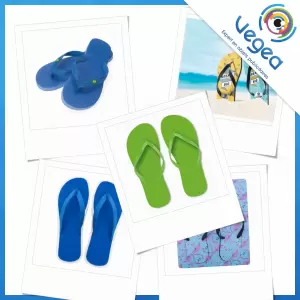 Chaussures aquatiques de piscine ou plage, personnalisées avec votre logo | Goodies Vegea