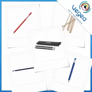 Crayon à papier publicitaire personnalisé avec votre logo | Goodies Vegea