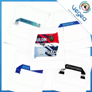 Écharpe de supporter publicitaire, personnalisée avec votre logo | Goodies Vegea