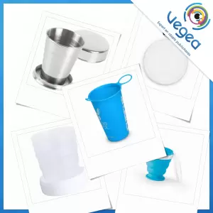 Aperçu de produits de type gobelet pliable téléscopique publicitaire personnalisé