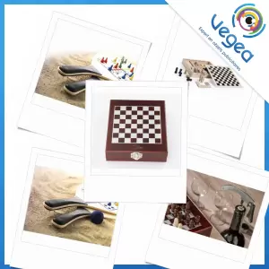 Jeu d'échecs publicitaire | Jeux d'échecs personnalisés avec logo | Goodies Vegea