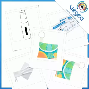Aperçu de produits de type kit de nettoyage de lunettes publicitaire personnalisé