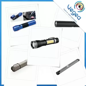 Aperçu de produits de type lampe de poche rechargeable publicitaire personnalisée
