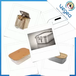 Lunch box écologique ou écoresponsable, personnalisée avec votre logo | Goodies Vegea